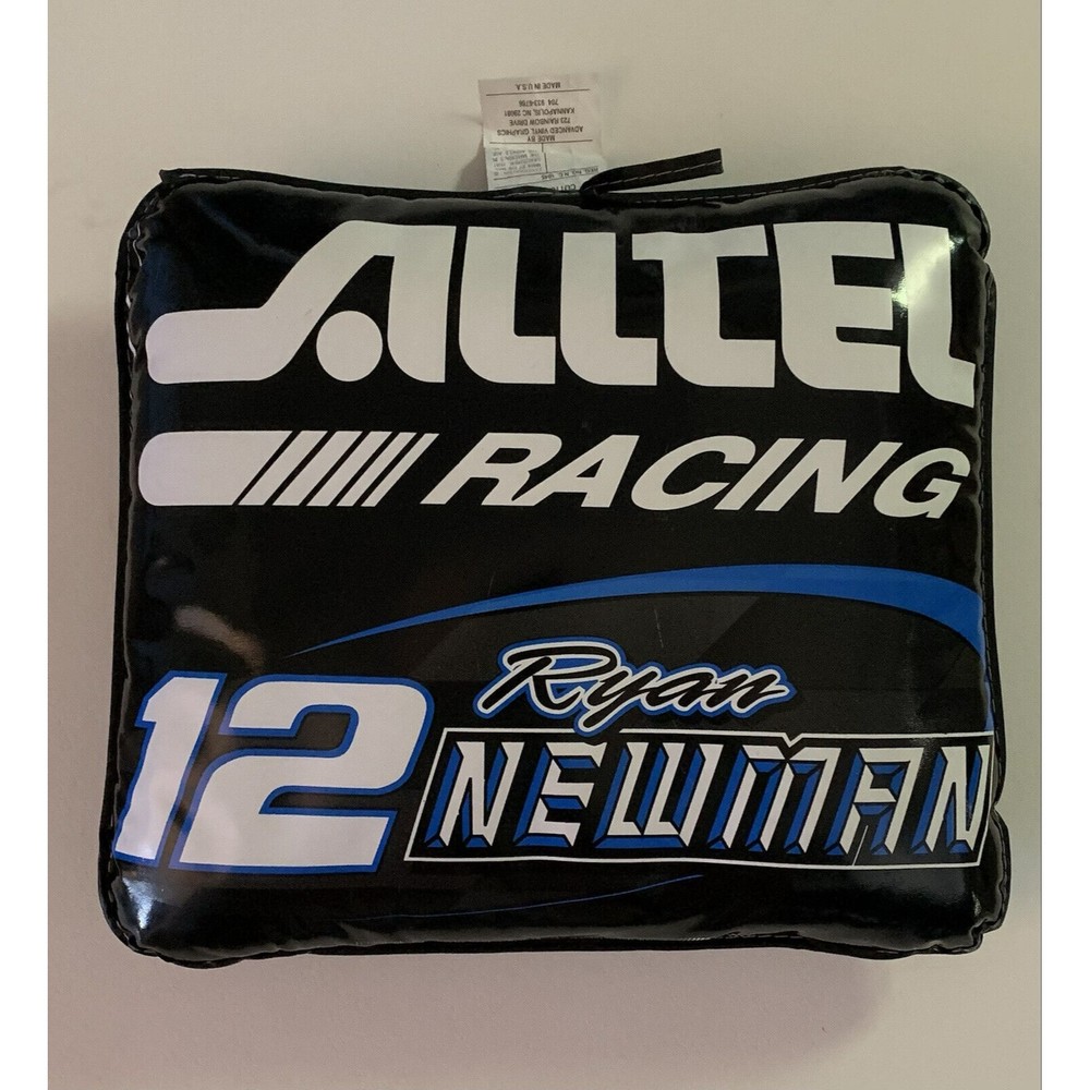 Ryan Newman #12 Nascar Stadium Seat Cushion Pillow Alltel Racing Vinyl Made USA